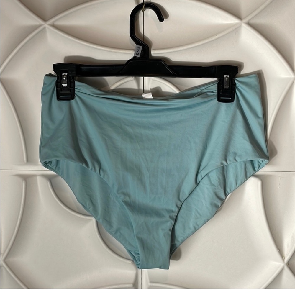 Andie swim light blue bikini bottom